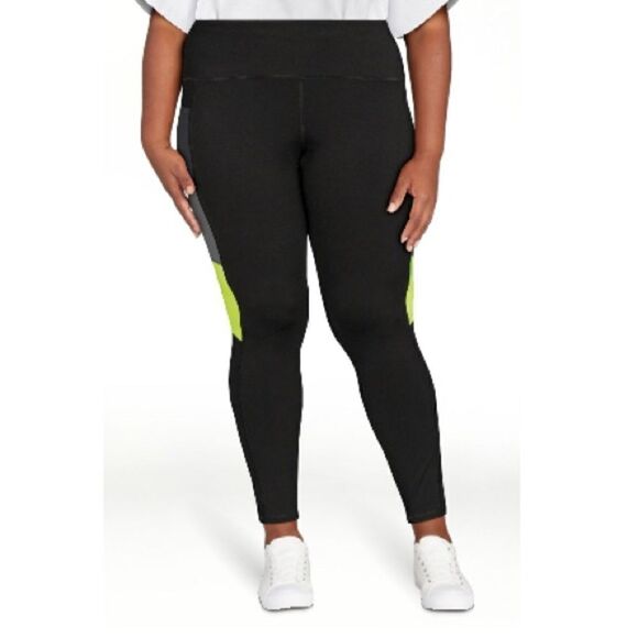 Women’s Plus Active High-Rise Color Blocked Leggings Pants Size XXXL - Picture 1 of 6